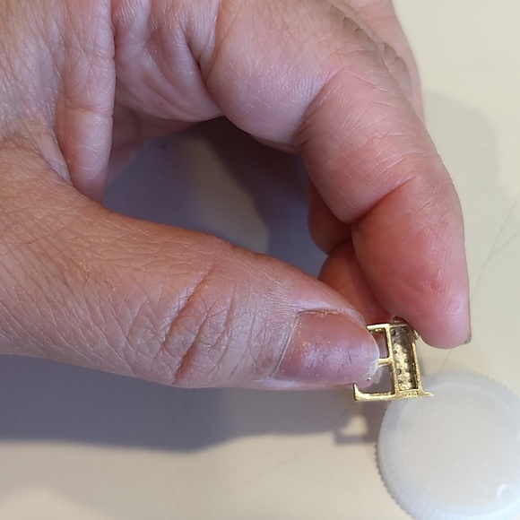 ❤FINALPRICE❤️E,initial yellow gold 10K SR marked - Picture 9 of 14